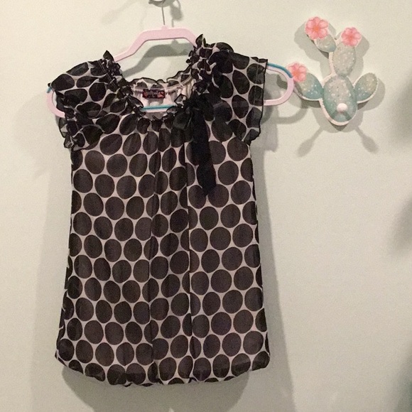 Tempted Girl Polka Dot Shirt - Picture 1 of 1